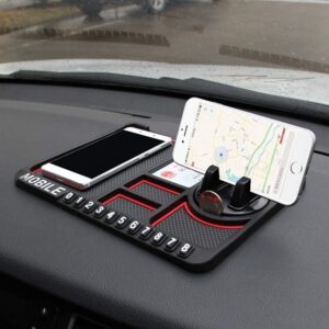 Anti-Slip Car Dashboard Mat & Mobile Phone Holder Mount