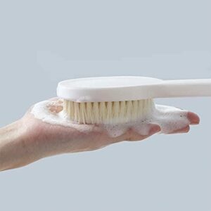 Body Brush - Dry Brushing Shower Bath Brush Long Handle Gentle Back Skin Scrubber