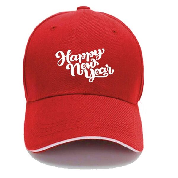 Happy New Year Cap - Red