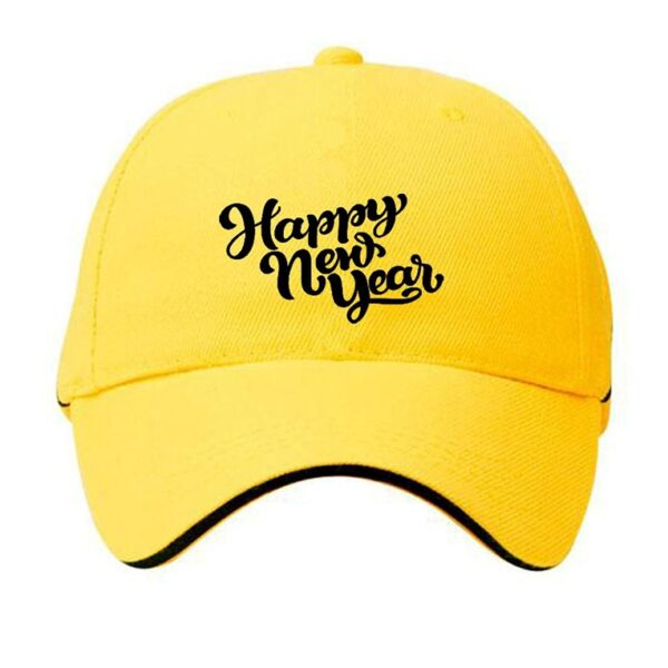 Happy New Year Cap - Yellow